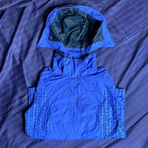 Blue Patterned Columbia Jacket